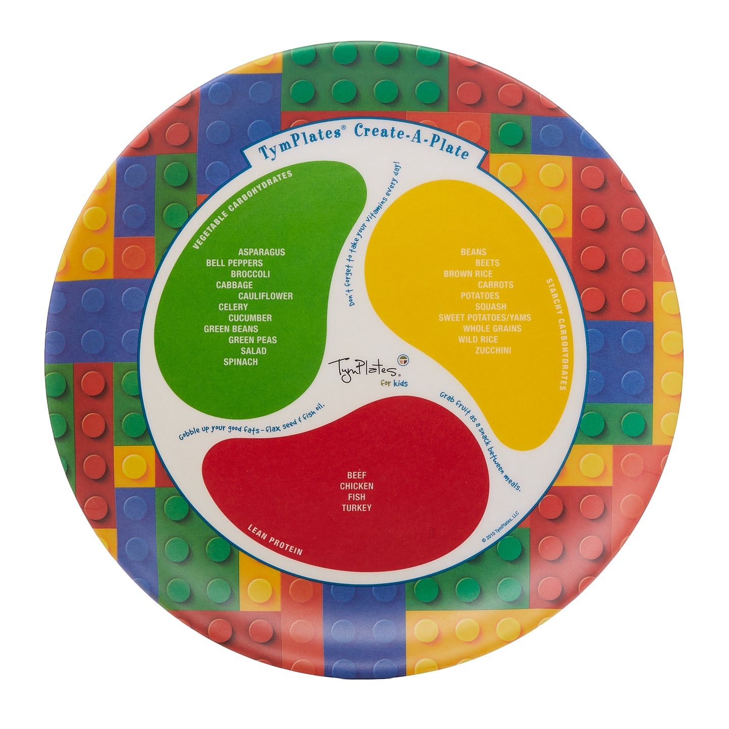 TymPlates for Kids (with Building Blocks Create-A-Plate)