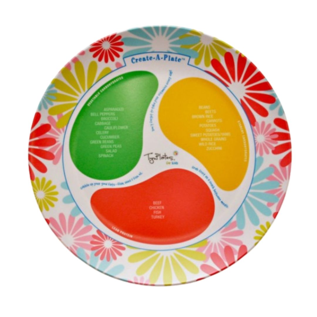 TymPlates for Kids (with Bright Flowers Create-A-Plate)